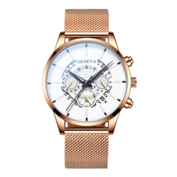 Other - Rose Gold and White Watch🏜